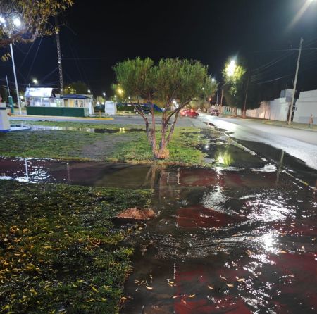 Personal operativo ya se encuentra trabajando para garantizar el normal suministro de agua potable.