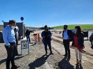 La Ministra de la Producción recorrió una planta de tratamiento de residuos en Puerto Deseado