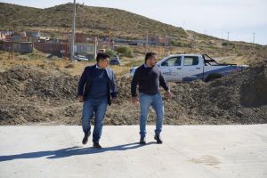 El Gobierno y el Municipio de Caleta Olivia impulsan el desarrollo de trabajo genuino a través de la obra pública