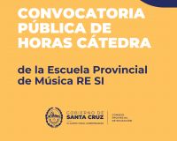 Convocatoria pública para la cobertura de horas cátedra en la Escuela de Música Re Si
