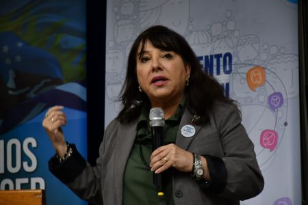La presidenta del Consejo Provincial de Educación de Santa Cruz, María Cecilia Velázquez.