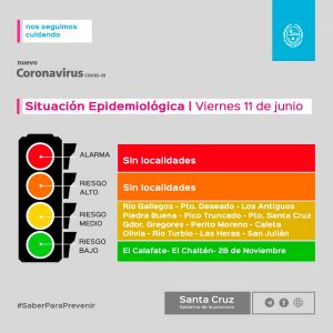 Santa Cruz actualiza el semáforo epidemiológico