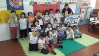 El carrito de lectura visitó escuelas y jardines de infantes de Río Gallegos