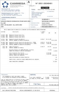 La factura de Cammesa aumento un 1600 por ciento