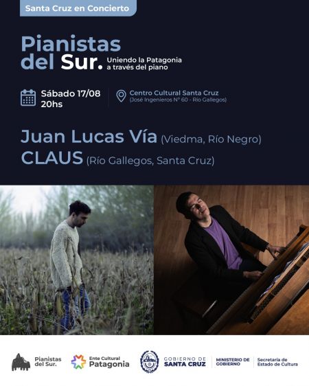 Pianistas del Sur: Mañana comienza el ciclo con lo mejor de la música patagónica