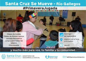 Este domingo #SantaCruzSeMueve invita a jugar en familia