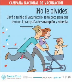 Últimos días de la campaña de vacunación contra el Sarampión y Rubéola