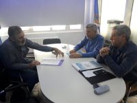 Arabel mantuvo reuniones de trabajo con autoridades de Pico Truncado, Puerto Santa Cruz y Perito Moreno