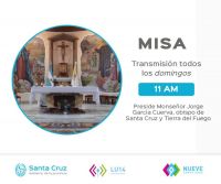 Los medios públicos de la provincia transmitirán la Misa del Domingo de Ramos