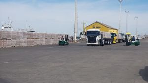 El puerto de Puerto Deseado exportará por primera vez 15 mil toneladas de cemento