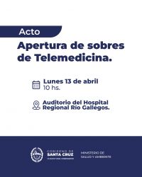 Salud licita el Sistema de Telemedicina para conectar la provincia con médicos especialistas