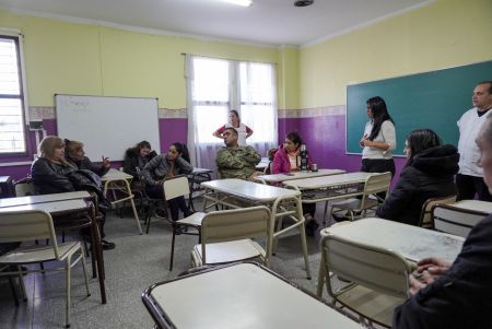 Las autoridades del CPE se reunieron con la comunidad educativa.