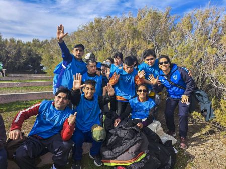 Atletas del Deporte Adaptado participan de actividades por el aniversario de la Escuela Deportiva Municipal de Puerto Deseado