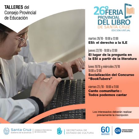 Educación participa de la 26° Feria Provincial del Libro Edición Virtual
