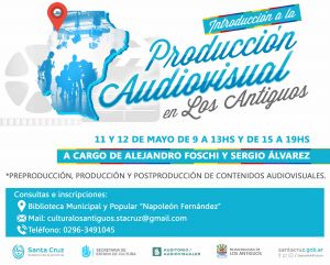 Taller de “Introducción a la producción audiovisual” en Los Antiguos