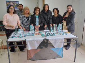 Se realizó la Muestra Anual 2023 del Taller de Telar Tehuelche