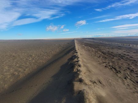 Después de más de 10 años Santa Cruz trabaja en el control de médanos en la provincia