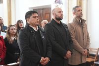 El Gobernador Vidal y autoridades en el tedeum