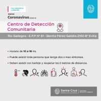 El Centro de Detección Comunitaria continúa con la atención en el barrio Evita de Río Gallegos