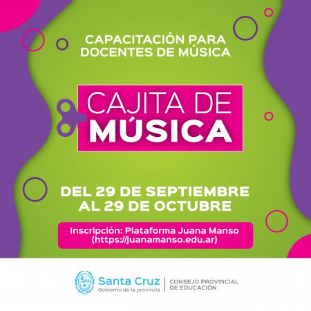Hasta el 29 de octubre está abierta la inscripción a Capacitación Cajita de Música Argentina