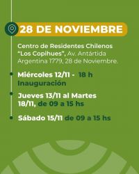 Llega a 28 de Noviembre la muestra del Cóndor Andino