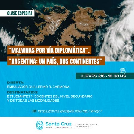 Educación convoca a un espacio de aprendizaje integral en torno a “Malvinas Nos Une”