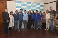 Alicia recibió a los estudiantes destacados en la Feria Nacional de Ciencia