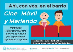 Cine para toda la familia en la Parroquia Fátima