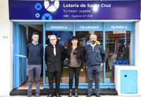 Lotería de Santa Cruz participó de la inauguración oficial de la Agencia 48 de Río Gallegos