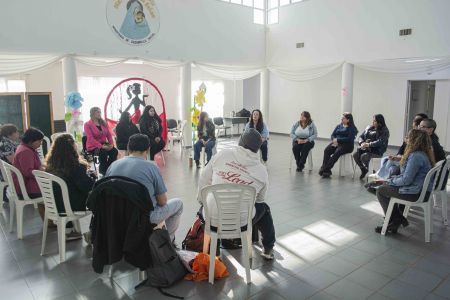 Trabajo de sensibilización por el Día Mundial de la Salud Mental.