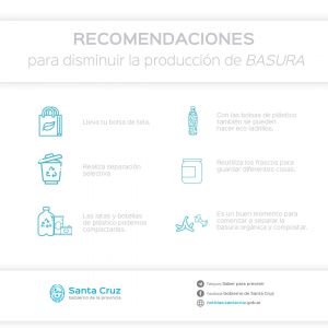 Recomendaciones para disminuir la producción de residuos