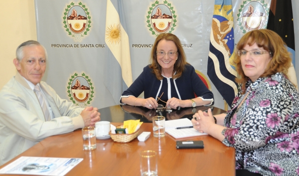 La Gobernadora recibió al presidente de la Asociación Sanmartiniana
