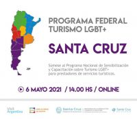 Santa Cruz participará del ciclo Argentina LGBTQ+: Todxs Bienvenidxs