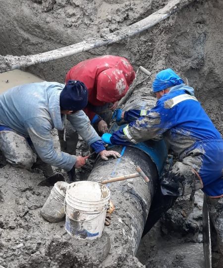 Se restablece paulatinamente el servicio de agua en Río Gallegos