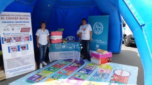 Se concretan actividades de promoción de salud en la Fiesta Nacional de la Cereza