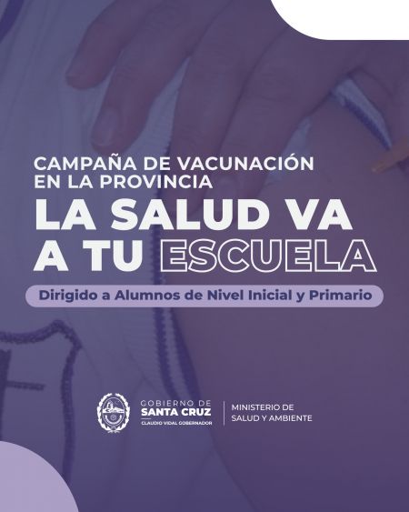 Campaña vacunación en escuelas