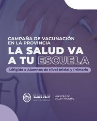 Comenzaron las jornadas de Vacunación en las escuelas