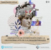 Convocan a participar de la capacitación &quot;Dispositivos de intervención para la deconstrucción de las masculinidades&quot;