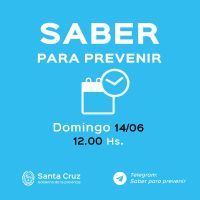 Saber Para Prevenir | Domingo 14 de junio | Actualización 12 horas