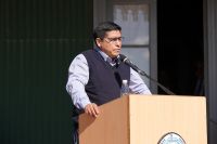 Claudio Vidal desde Jaramillo: “Tenemos que recuperar nuestras vías y convertirlas en una oportunidad para el turismo y el empleo”