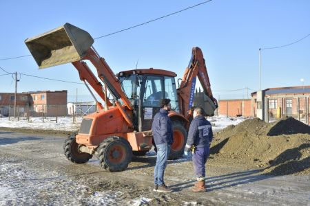 Continúan las tareas de prolongación de la red de agua en Río Gallegos