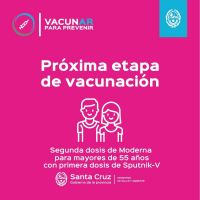 Vacunar para prevenir: Se habilitan turnos para la intercambiabilidad de vacunas a mayores de 55 años