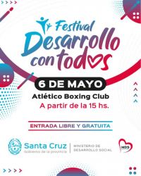 Mañana se concretará el Festival “Desarrollo con Todxs” en Río Gallegos