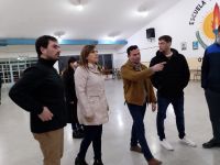 Iris Rasgido en Puerto Deseado: planteó el cambio de paradigma del CPE para atender las necesidades de las Escuelas