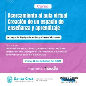 Extienden hasta el jueves 7 de octubre inscripción al curso “Acercamiento al aula virtual”