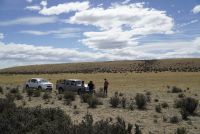 Autoridades Provinciales recorrieron el Cañadón Del Baile junto a miembros de la Comunidad Camusu Aike