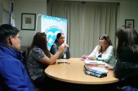 Reunión estratégica entre el área de Convivencia Escolar y referentes del Hospital de 28 de Noviembre.