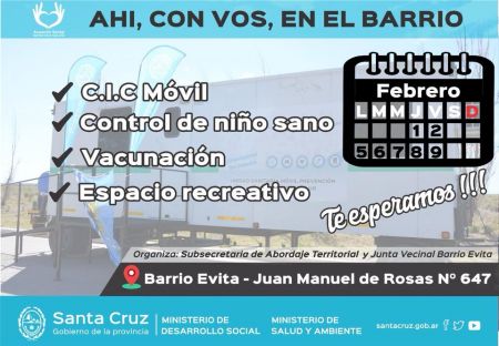 “Ahí con vos, en el Barrio”: Jornada Comunitaria en el Evita