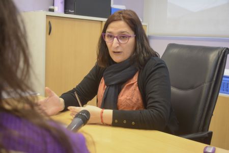 Nadya Cabrera, gerenta comercial de Servicios Públicos Sociedad del Estado (SPSE). 