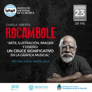El legendario Rocambole brindará una charla en el Complejo Cultural